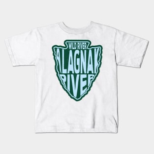 Alagnak River Wild River name arrowhead Kids T-Shirt